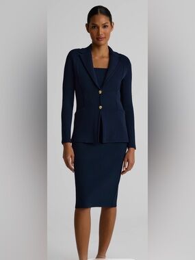 St. John Navy Knit Skirt-Offers Considered